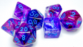 Chessex Nebula Nocturnal Blue Luminary 7 Die Set