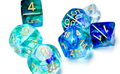 Chessex Nebula Oceanic Gold Luminary 7 Die Set