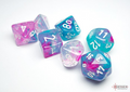Chessex Nebula Wisteria White Luminary 7 Die Set