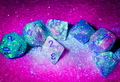 Chessex Nebula Wisteria White Luminary 7 Die Set