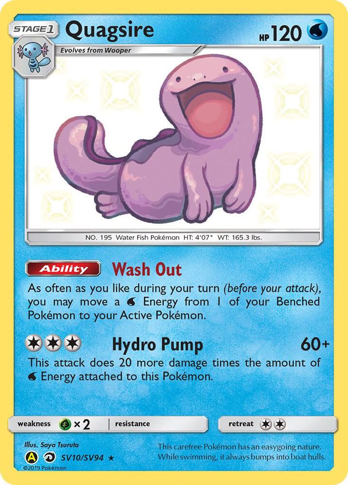 Quagsire - Hidden Fates: Shiny Vault