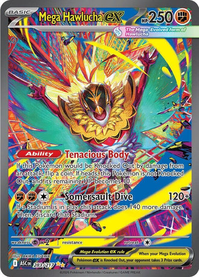Mega Hawlucha ex - 283/217 - ME: Ascended Heroes