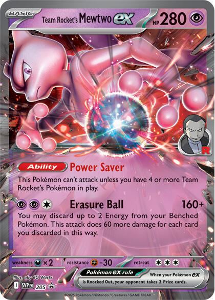 Team Rocket's Mewtwo ex - SV: Scarlet & Violet Promo Cards