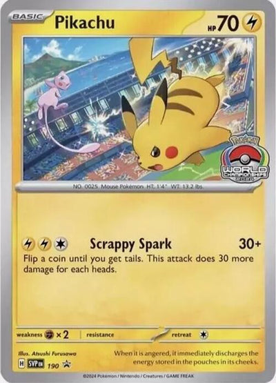 Pikachu - 190 - SV: Scarlet & Violet Promo Cards
