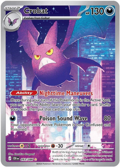 Crobat - 093/086 - ME04: Chaos Rising