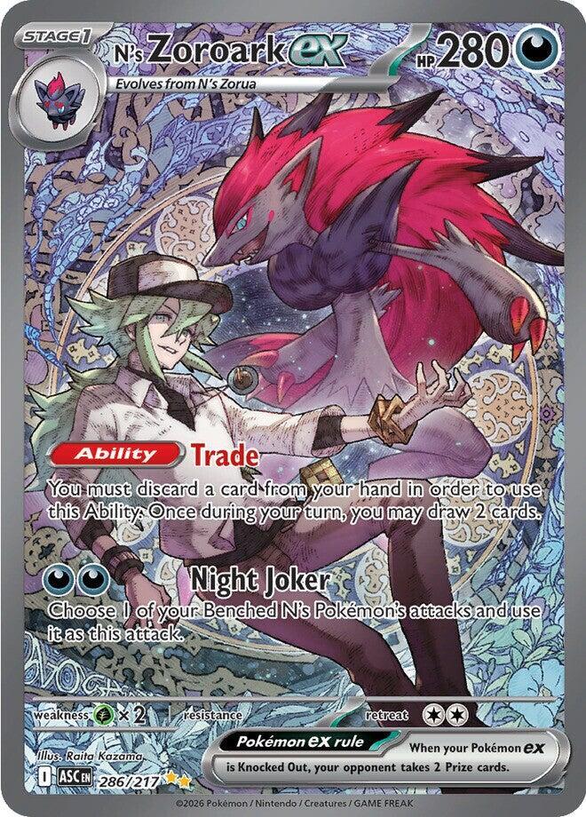 N's Zoroark ex - 286/217 - ME: Ascended Heroes