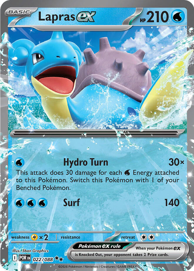 Lapras ex - ME03: Perfect Order