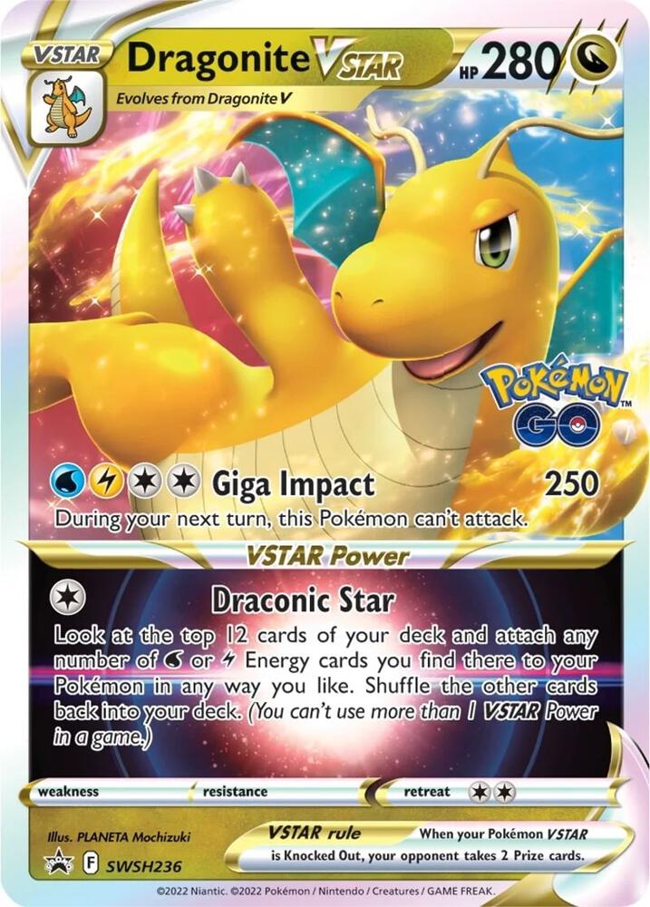 Dragonite VSTAR - SWSH236 - SWSH: Sword & Shield Promo Cards