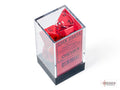 Chessex: Opaque Red/Black 7-Die Set