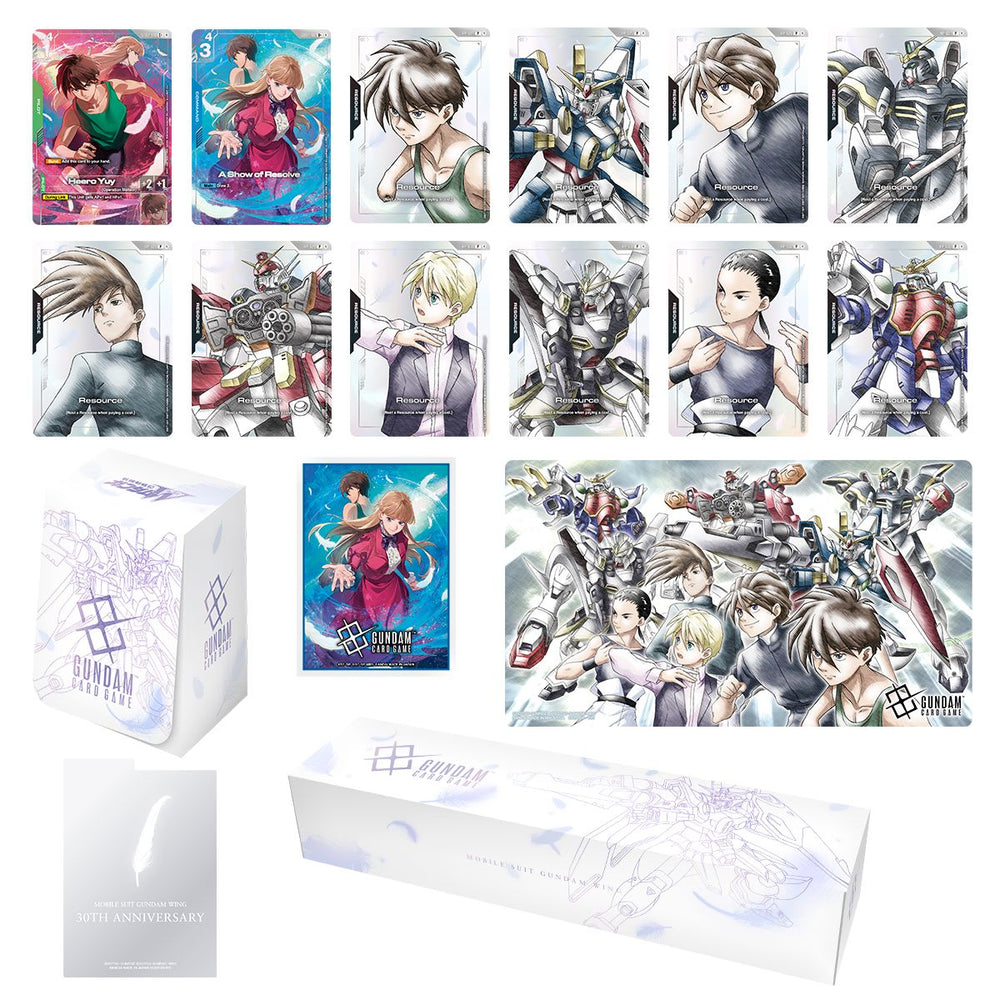 Gundam Card Game: Premium Accessory Set: -Mobile Suit Gundam Wing- (PB01)