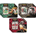 Pokemon Scarlet Violet Paldean Fates Tin Set Of 3