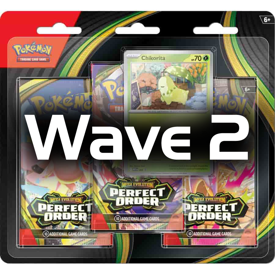Pokemon: Mega Evolution: Perfect Order (Me03): Three Pack (Wave 2 - Ships by April 30th)