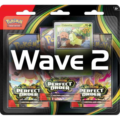 Pokemon: Mega Evolution: Perfect Order (Me03): Three Pack (Wave 2 - Ships by April 30th)