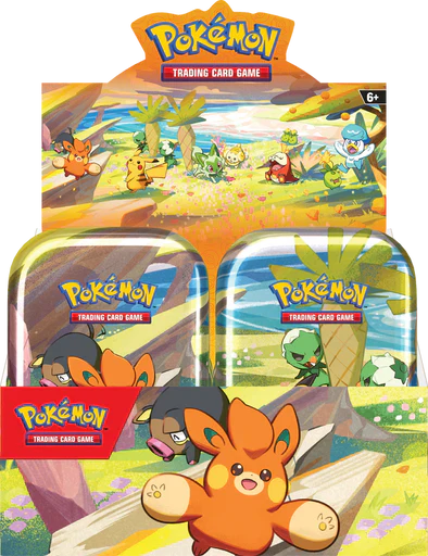 Pokémon Paldea Friends Mini Tin Display