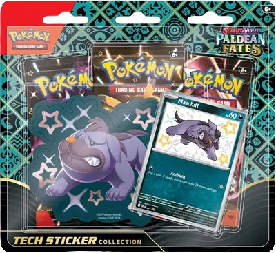 Pokémon TCG: Scarlet & Violet—Paldean Fates Tech Sticker Collection [Maschiff]