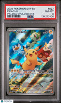 Pikachu Paldea Evolved Etb PSA 8 027 2023 Pokemon SVP EN-SV Black Star Promo
