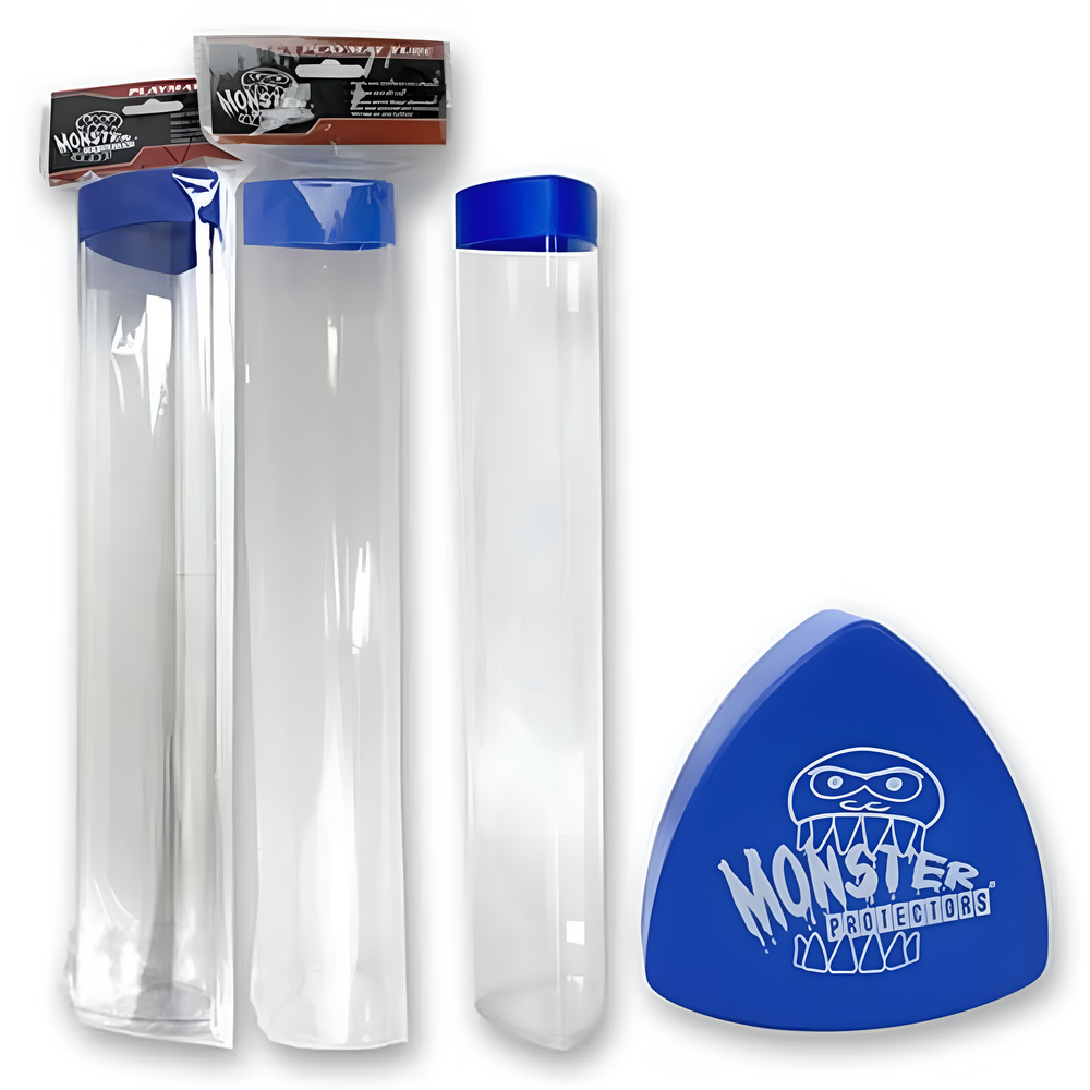 Monster: Prism Playmat Tube - Blue