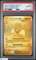Pokemon Mega Evolution Mega Gardevoir EX Gold Mega Hyper Rare PSA 10 187/132
