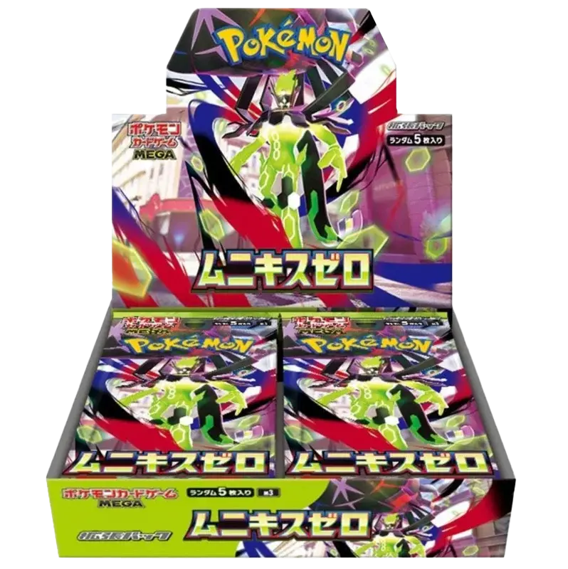 Pokemon Japanese - Mega - SEALED CASE Munikis Zero Booster Box