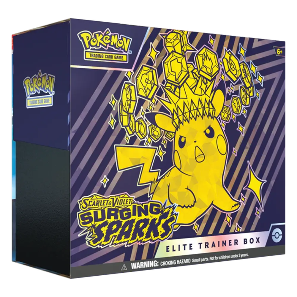 Pokemon Scarlet and Violet Surging Sparks Elite Trainer Box