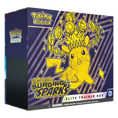 Pokemon Scarlet and Violet Surging Sparks Elite Trainer Box