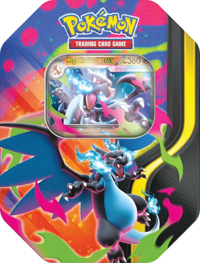 Pokémon TCG: Mega Charizard Tin (Mega Charizard X ex)