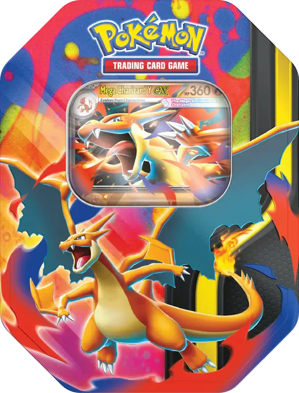 Pokémon TCG: Mega Charizard Tin (Mega Charizard Y ex)