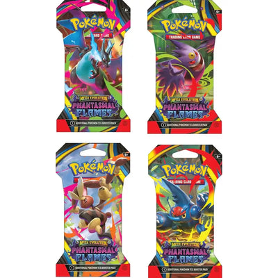 Pokémon TCG: Mega Evolution—Phantasmal Flames Sleeved Booster Pack