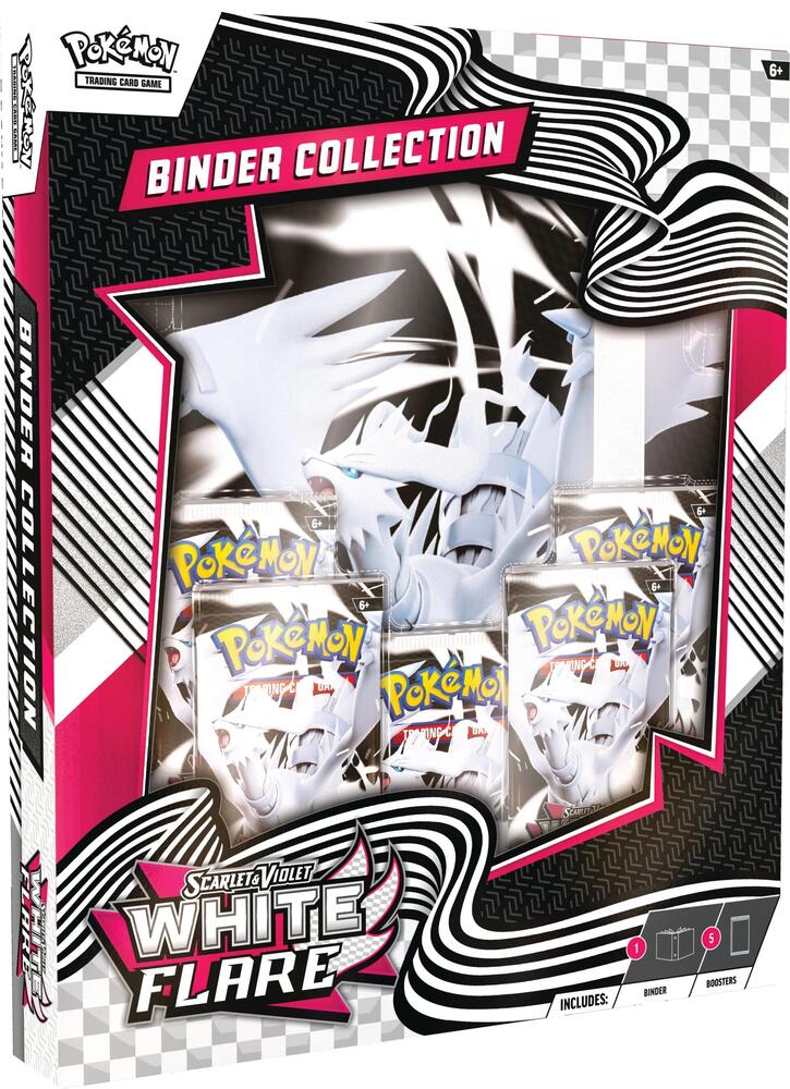 Pokémon TCG: Scarlet & Violet—White Flare Binder Collection Box