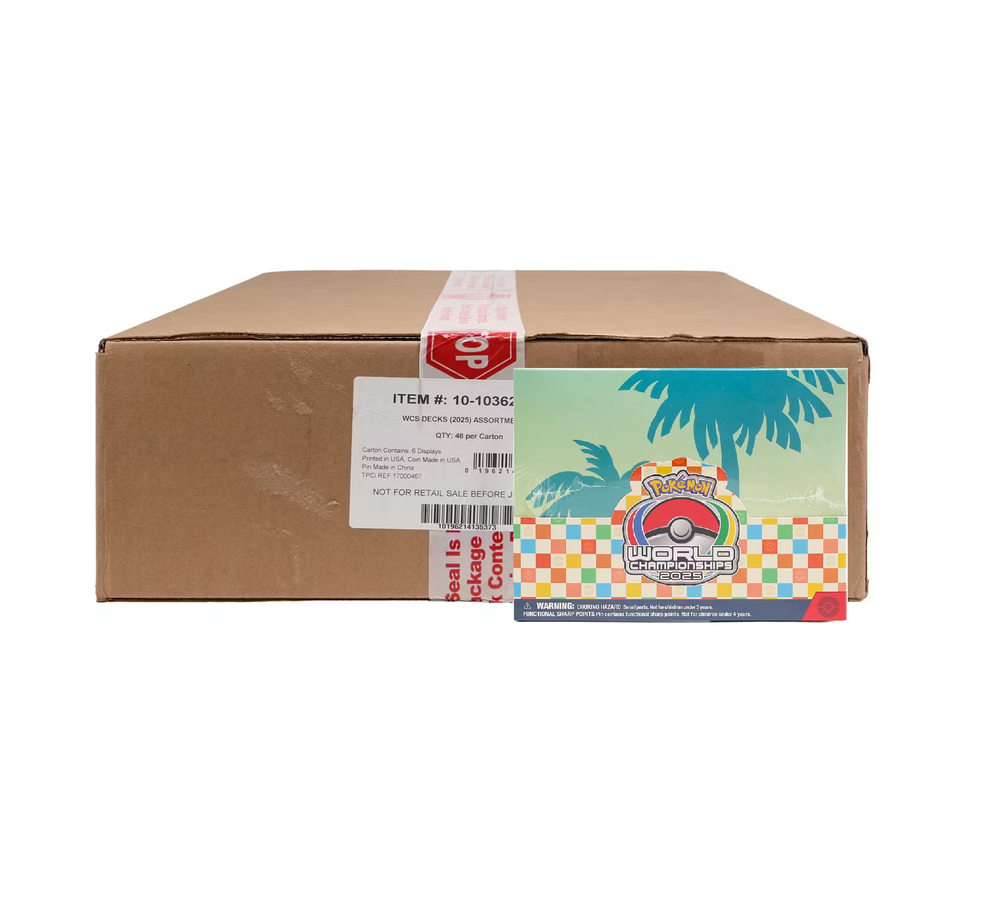 Pokemon World Championship 8-Deck 6-Box Case