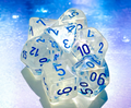 Chessex Borealis Polyhedral Icicle/Light Blue Luminary 7-Die Set