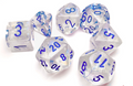 Chessex Borealis Polyhedral Icicle/Light Blue Luminary 7-Die Set