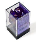 Chessex Borealis Polyhedral Royal Purple/Gold Luminary 7-Die Set