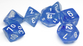 Chessex Borealis Polyhedral Sky Blue/white 7-Die Set