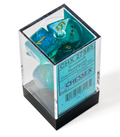 Chessex Borealis Polyhedral Teal/gold Luminary 7-Die Set