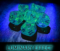 Chessex Borealis Polyhedral Teal/gold Luminary 7-Die Set
