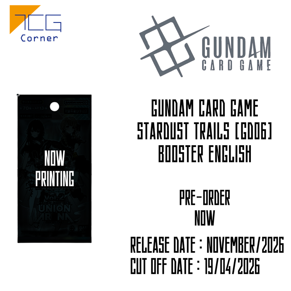 Gundam Card Game STARDUST TRAILS [GD06] Booster English Pre-Order