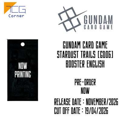 Gundam Card Game STARDUST TRAILS [GD06] Booster English Pre-Order