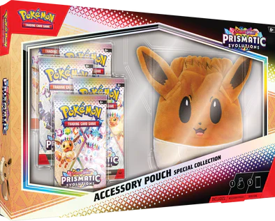 Pokémon TCG Prismatic Evolutions Accessory Pouch Special Collection