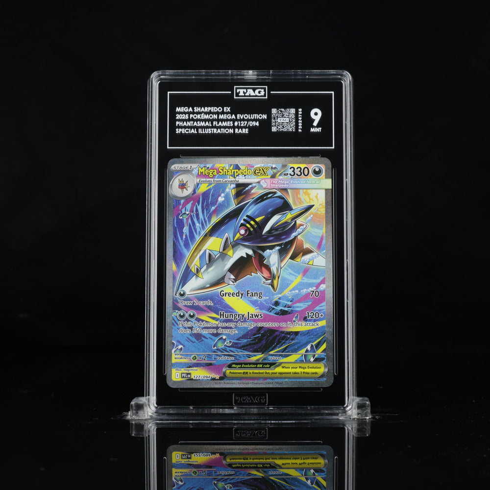 Mega Shapedo EX SIR #127 Phantasmal Flames TAG 9
