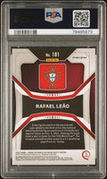 Qatar Rafael Leao #181 White Sparkle PSA 9 2022 Panini Prizm World Cup