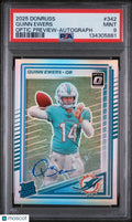 Quinn Ewers Rated Rookie Optic Preview Autograph PSA 9 2025 DonrusseRookie