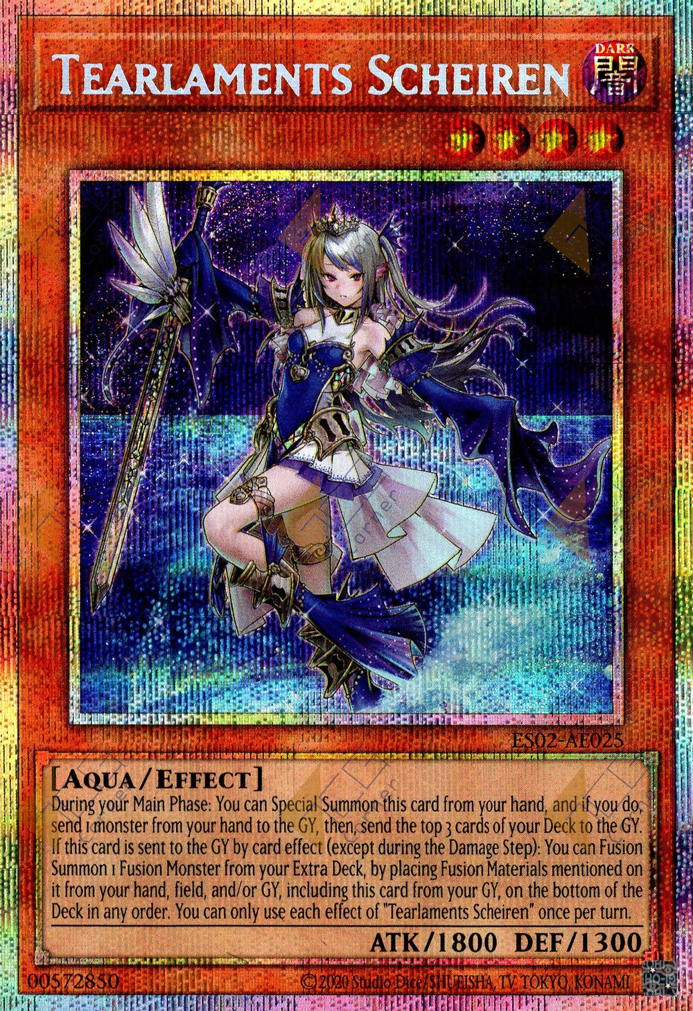 ES02-AE025 Tearlaments Scheiren (Prismatic Secret Rare)