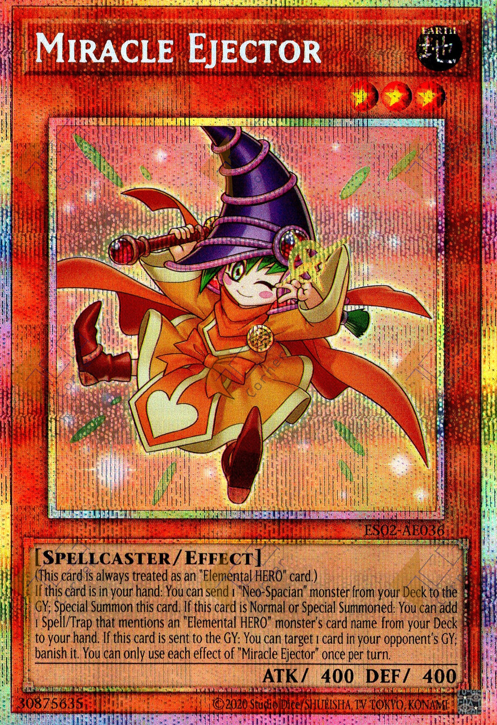 ES02-AE036 Miracle Ejector (Prismatic Secret Rare)