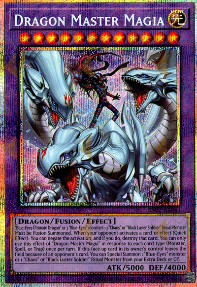 ES02-AE043 Dragon Master Magia (Prismatic Secret Rare)