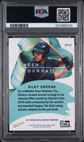 Riley Greene PMG PSA 10 Fresh Foundations /100 2022 Metal Universe Champions Red