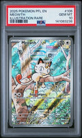 2025 POKEMON PHANTASMAL FLAMES MEOWTH #106 PSA 10