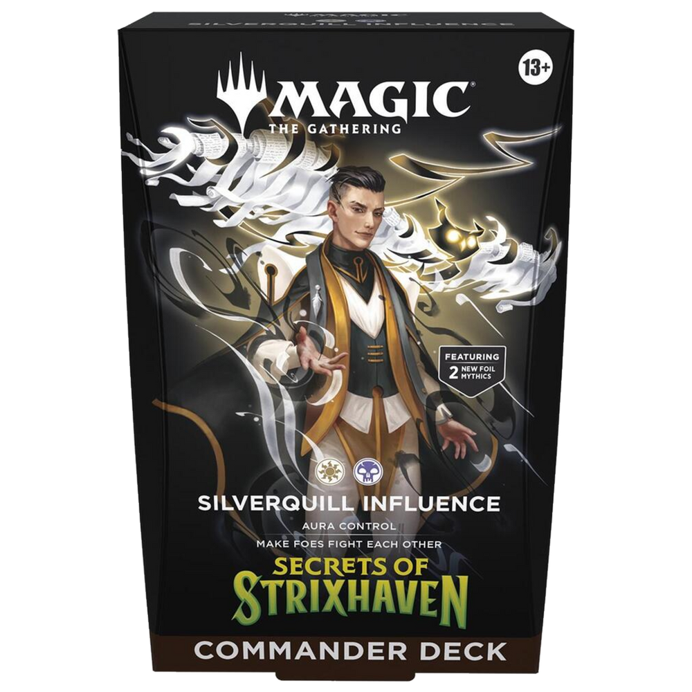 Magic the Gathering: Secrets of Strixhaven Commander Deck - Silverquill Influence