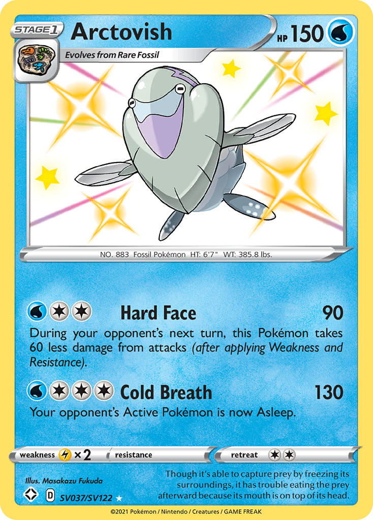 Arctovish Sv037 122 Shiny Vault Holofoil