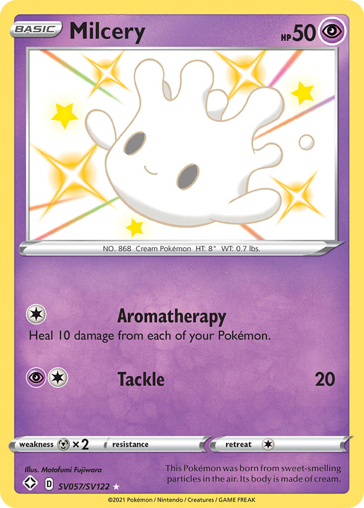 Milcery Sv057 122 Shiny Vault Holofoil